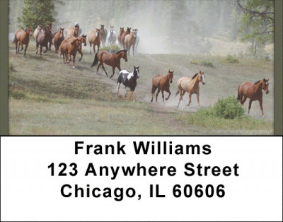 Mountain Roundup Address Labels | LBQBC-70