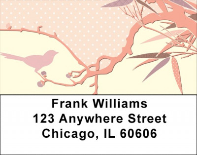Bamboo Collage Address Labels | LBQBG-31