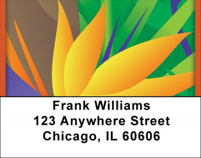 Bird Of Paradise Inspirations Address Labels | LBQBG-32