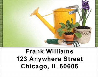 Spring gardening Address Labels | LBQBG-61