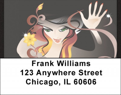 Seductive Vampire Address Labels | LBQBI-01