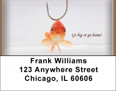 Go Big Or Go Home Address Labels | LBQBI-56