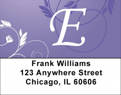 Purple Prosperity -E Address Labels | LBQBK-85