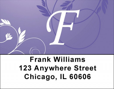 Purple Prosperity -F Address Labels | LBQBK-86