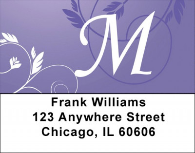 Purple Prosperity -M Address Labels | LBQBK-93