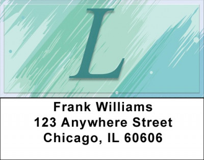 Restoration Monograms - L Address Labels | LBQBL-45