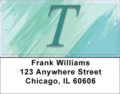 Restoration Monograms - T Address Labels | LBQBL-53