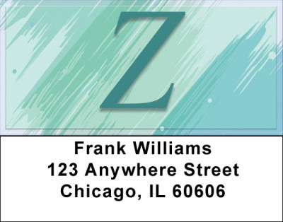 Restoration Monograms - Z Address Labels | LBQBL-59