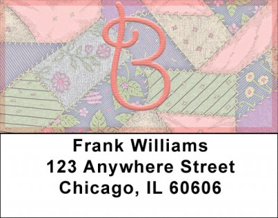 Shabby Chic Monograms - B Address Labels | LBQBL-61