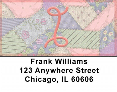 Shabby Chic Monograms - I Address Labels | LBQBL-68