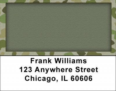 Camo Address Labels | LBQBM-69