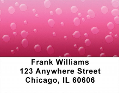 Drops On Hot Color Address Labels | LBQBM-83