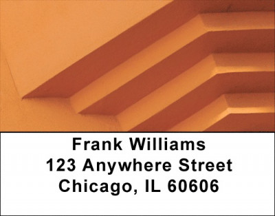 Colorful Architectural Designs Address Labels | LBQBN-39