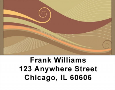 Earthy Geometrics Address Labels | LBQBN-43
