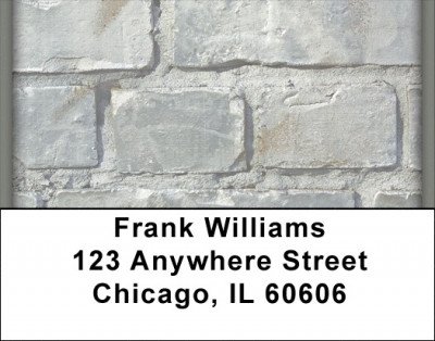 The Brick Wall Address Labels | LBQBO-07