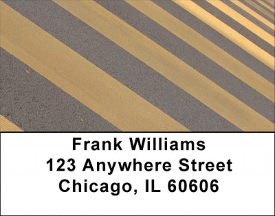 Pound The Pavement Address Labels | LBQBO-18