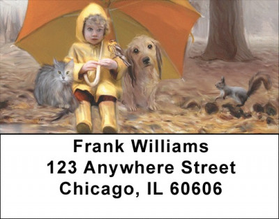 The Umbrella Address Labels | LBQBO-41