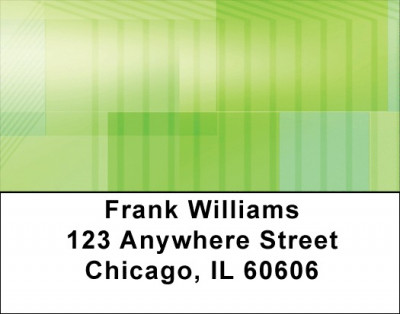 Geometric Jungle Address Labels | LBQBO-53