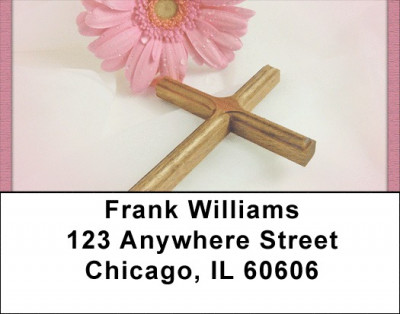 Christian Crosses Address Labels | LBQBO-79