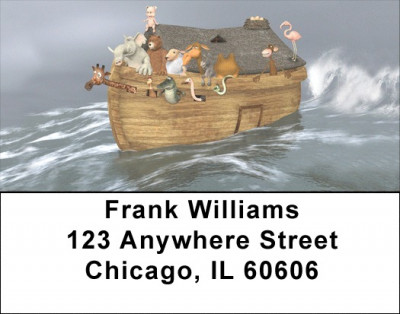 Noah And The Ark Address Labels | LBQBO-93