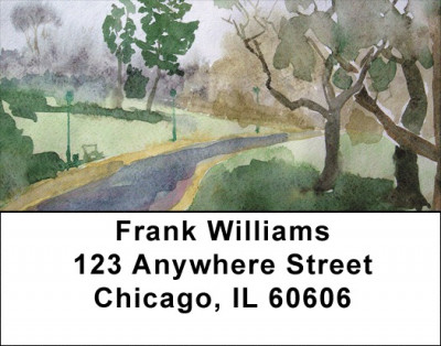 A Walk In The Park Address Labels | LBQBP-34