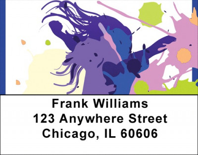 Paintball Splatter Address Labels | LBQBQ-41