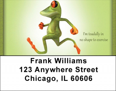 Toadally In Shape Address Labels | LBQBQ-46