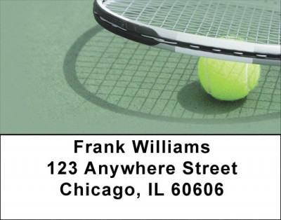 Tennis Break Address Labels | LBQBQ-55