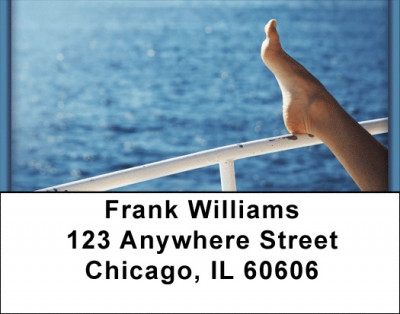 Kickin Back Address Labels | LBQBR-65