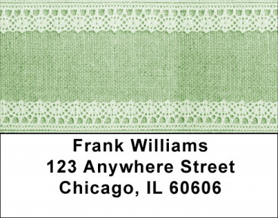 Linen And Lace Address Labels | LBQBR-68