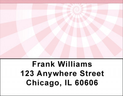 Pink Perspective Address Labels | LBQBR-79