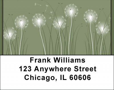 Magical Dandelion Wishes Address Labels | LBQBS-21