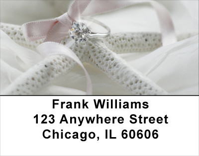 Romantic Shells Address Labels | LBSCE-29