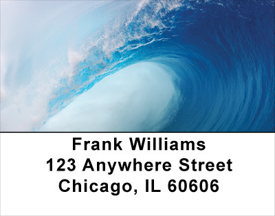 Big Waves Address Labels | LBSCE-39