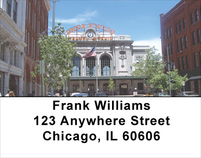 Denver Buildings Address Labels | LBSCE-50