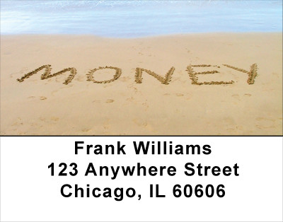 Messages In Sand Address Labels | LBSCE-57