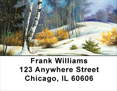 Aspen In Winter Address Labels | LBSCE-65
