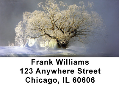 Snowy Winters Address Labels | LBSCE-67