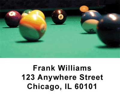 Billiard Address Labels | LBSPO-02