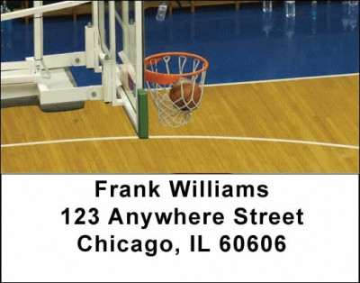 More Basketball Address Labels | LBSPO-12