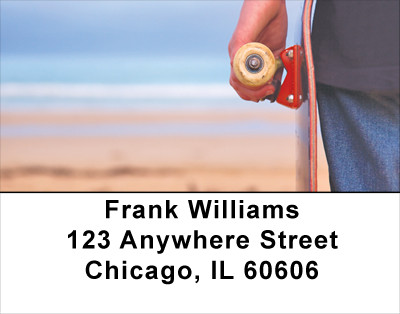Skateboards Address Labels | LBSPO-48