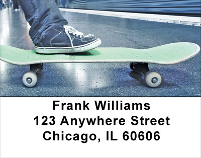 Skateboarding Address Labels | LBSPO-61