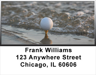 Tee'd Off Address Labels | LBSPO-73