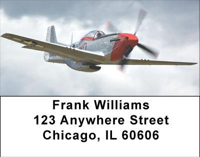 Vintage Warbirds Address Labels | LBTRA-26