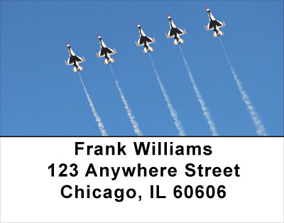 Thunderbirds Address Labels | LBTRA-35