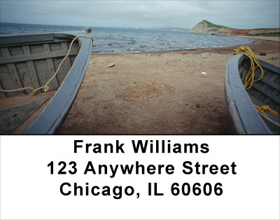 Vintage Boats Address Labels | LBTRA-40
