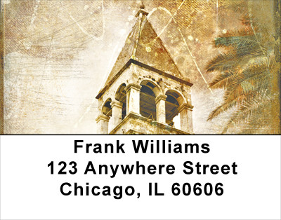 Old World Architecture Address Labels | LBTVL-06
