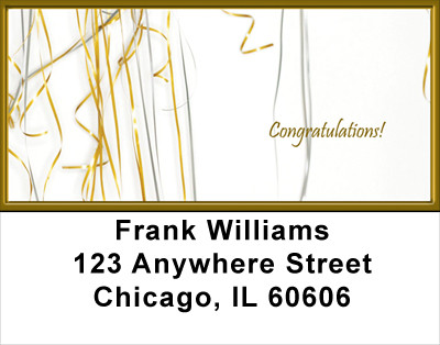 Congratulations Address Labels | LBXMS-28