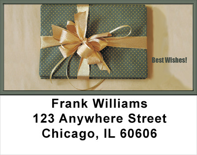 Best Wishes Address Labels | LBXMS-36
