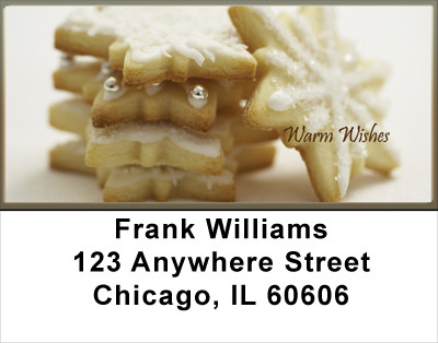 Christmas Cookies Address Labels | LBXMS-40